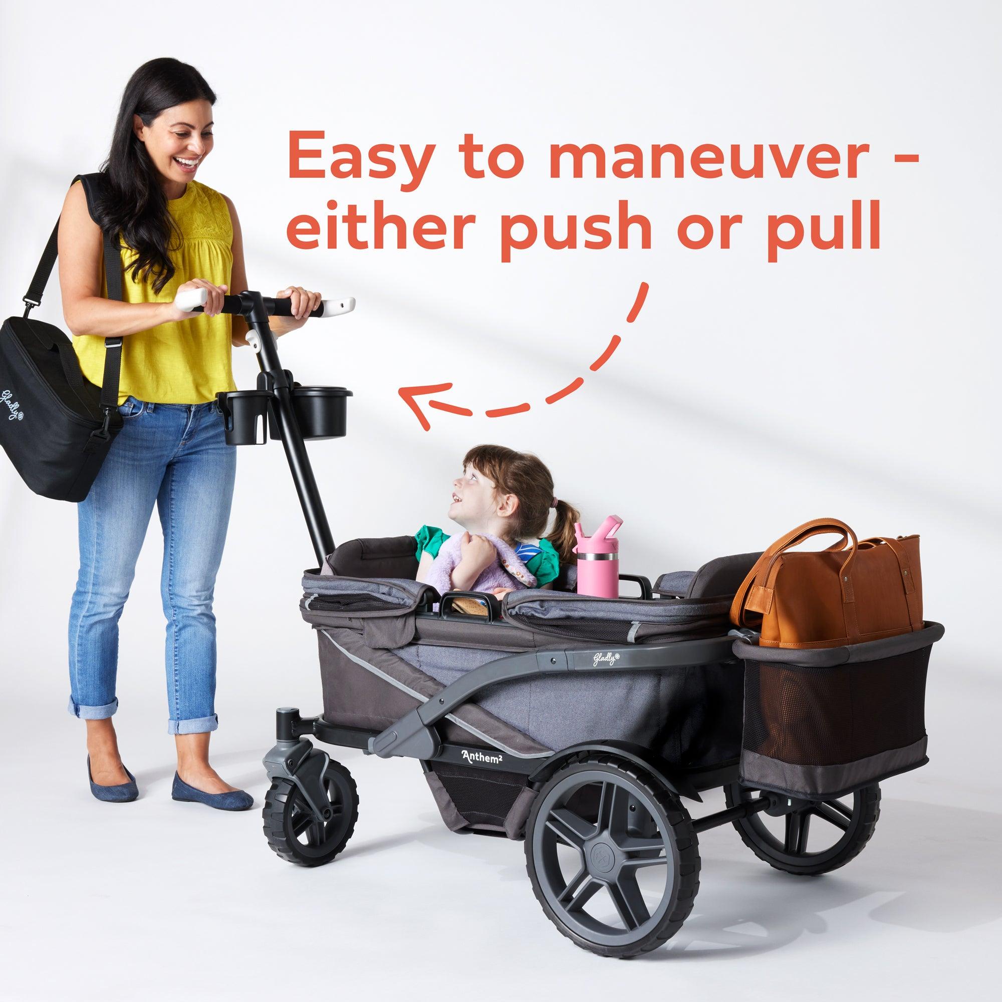Graphite Anthem2™ 2-Seater All-Terrain Wagon Stroller - Gladly Family