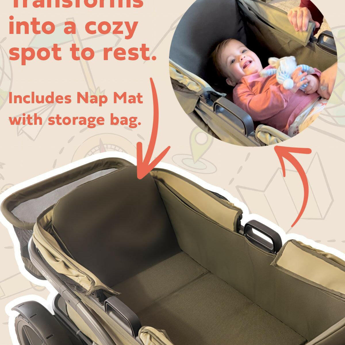 The Adventure Bundle: Anthem All-Terrain Stroller Wagon - Gladly Family