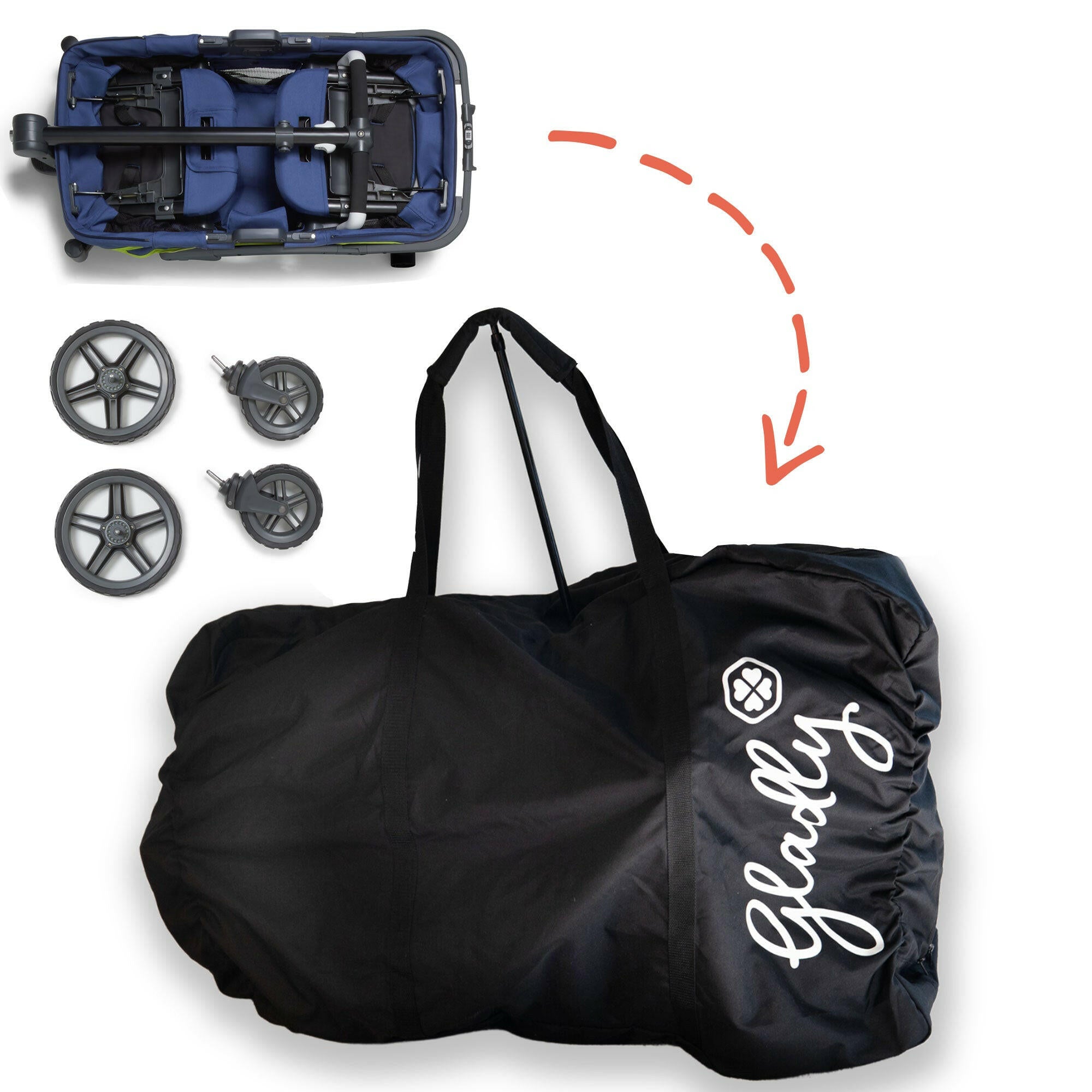 Travel Bag for Anthem2 or Anthem4 All-Terrain Stroller - Gladly Family
