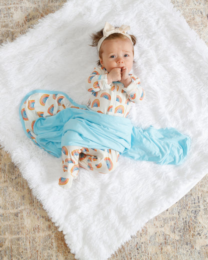 2-Piece Long-Sleeve EcoSnuggle™ Bamboo Baby Onesie Set