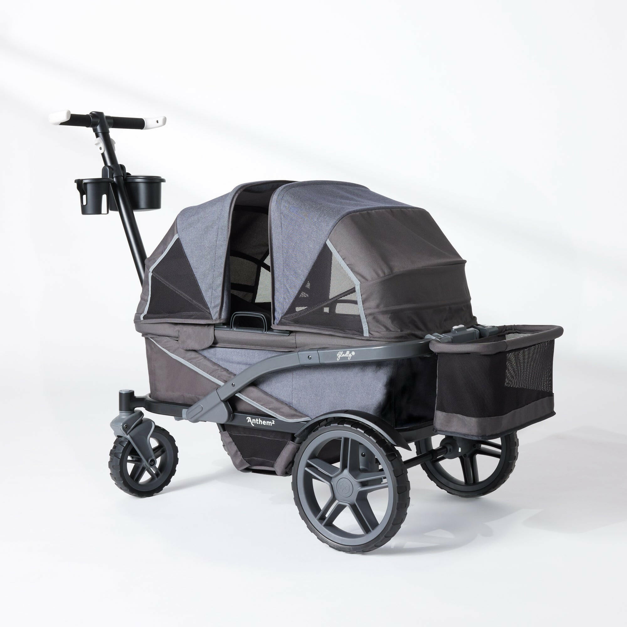 Anthem2™ Deluxe Plus 5-Point Stroller Wagon in Graphite | Gladly