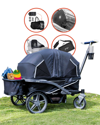 Eclipse Adventure Bundle with Anthem All-Terrain Stroller Wagon