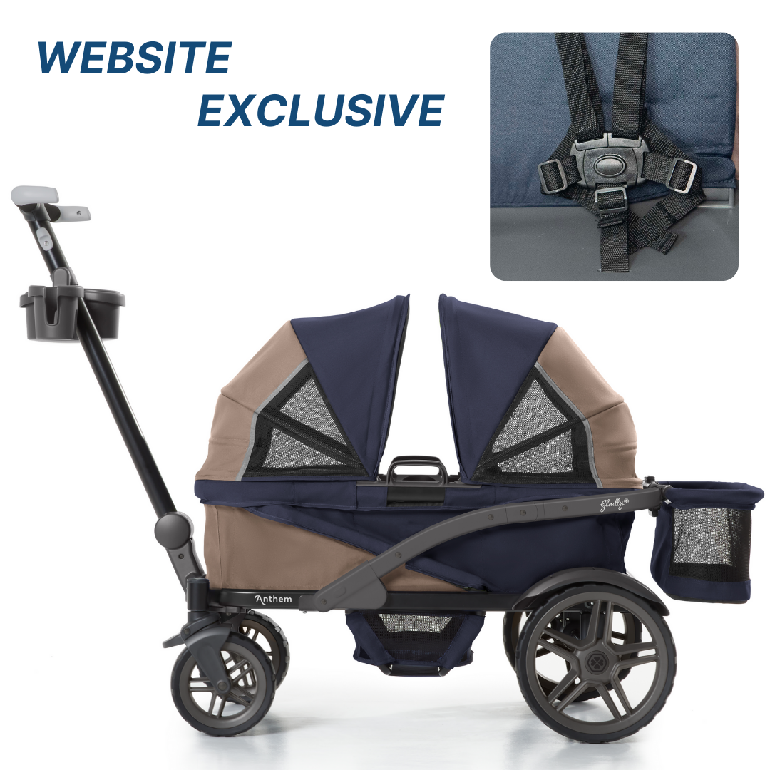 NEW! Anthem™ 5-pt Harness All-Terrain Wagon Stroller