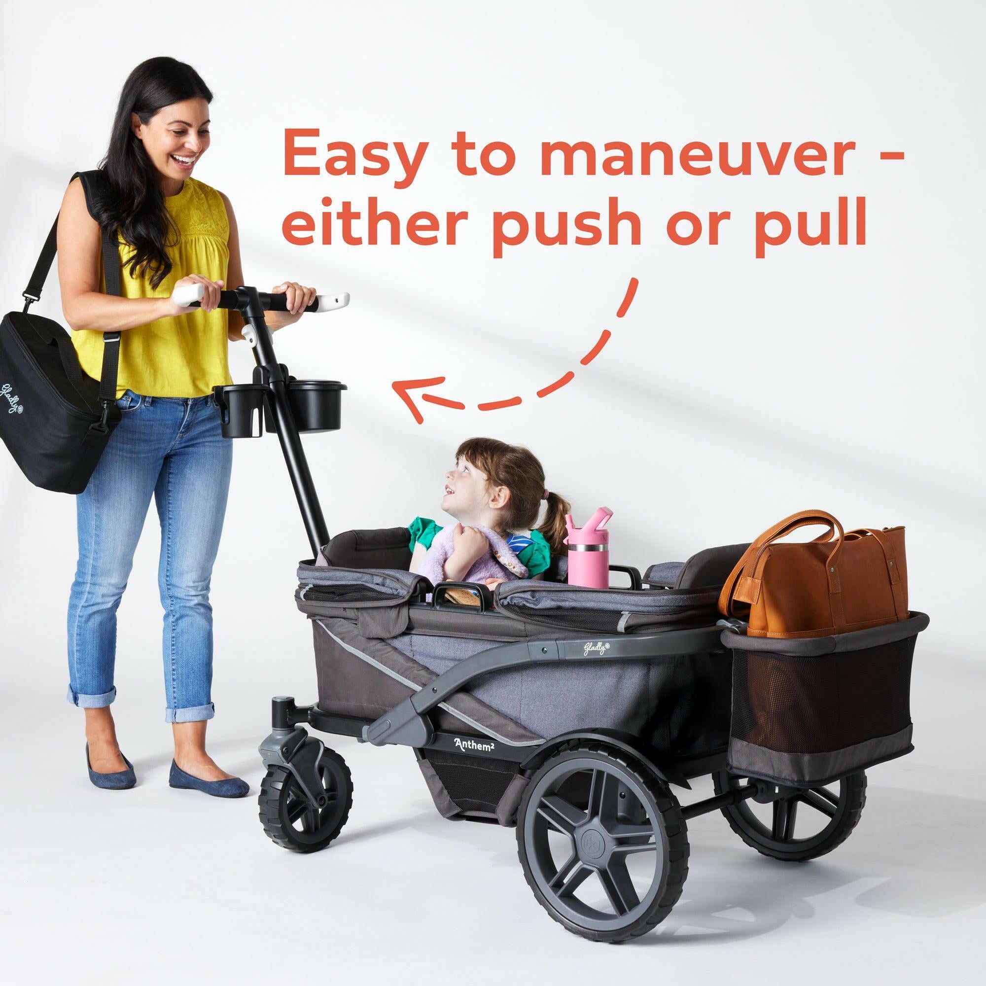 baby stroller for sand Gladly Family Anthem4 ICS All-Terrain (4 Seater) Stroller Wagon