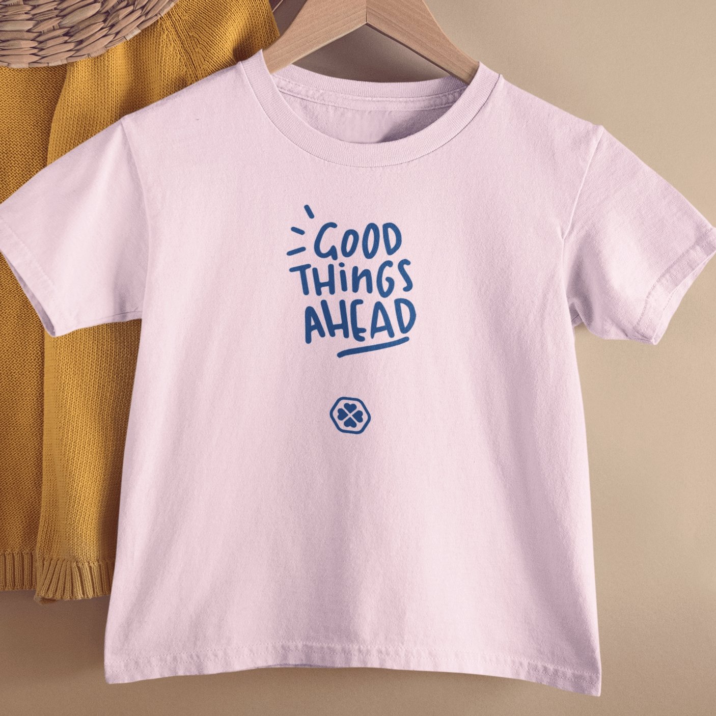 Good Things Ahead Kid's Fine Jersey T-shirt - Gladly Family