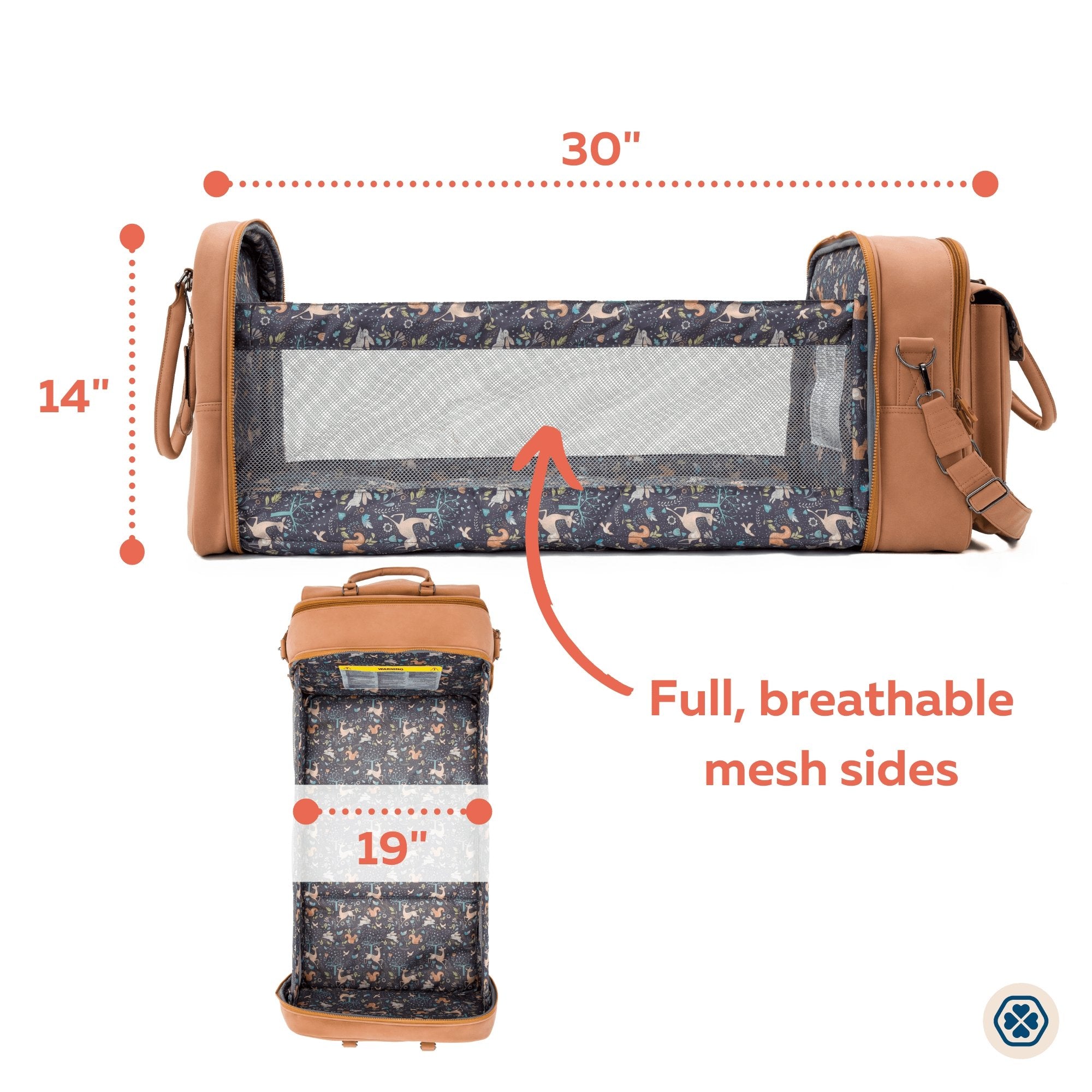 Pod™ Diaper Bag Changing Station & Travel Cot - Gladly Family