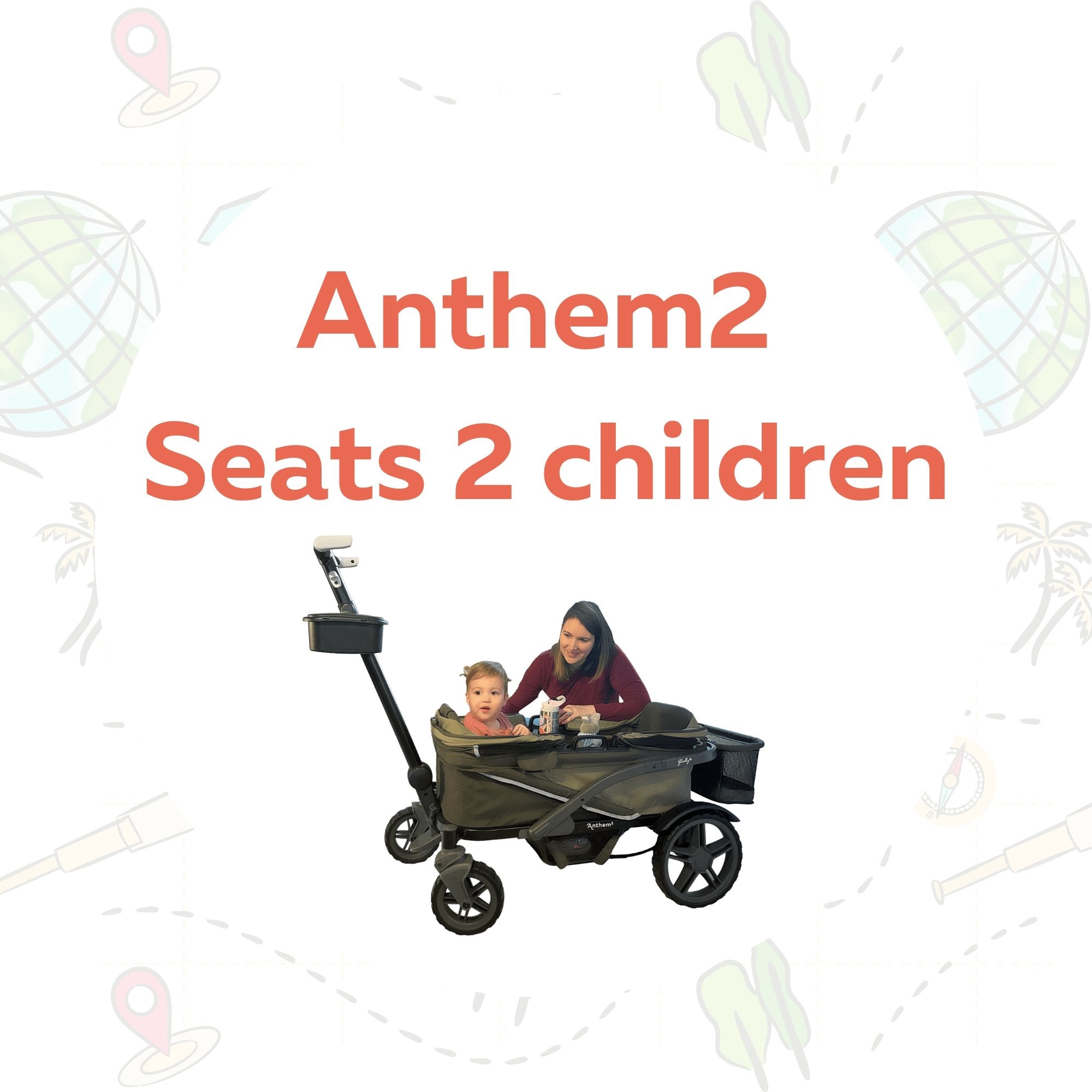 The Adventure Bundle: Anthem All-Terrain Stroller Wagon - Gladly Family