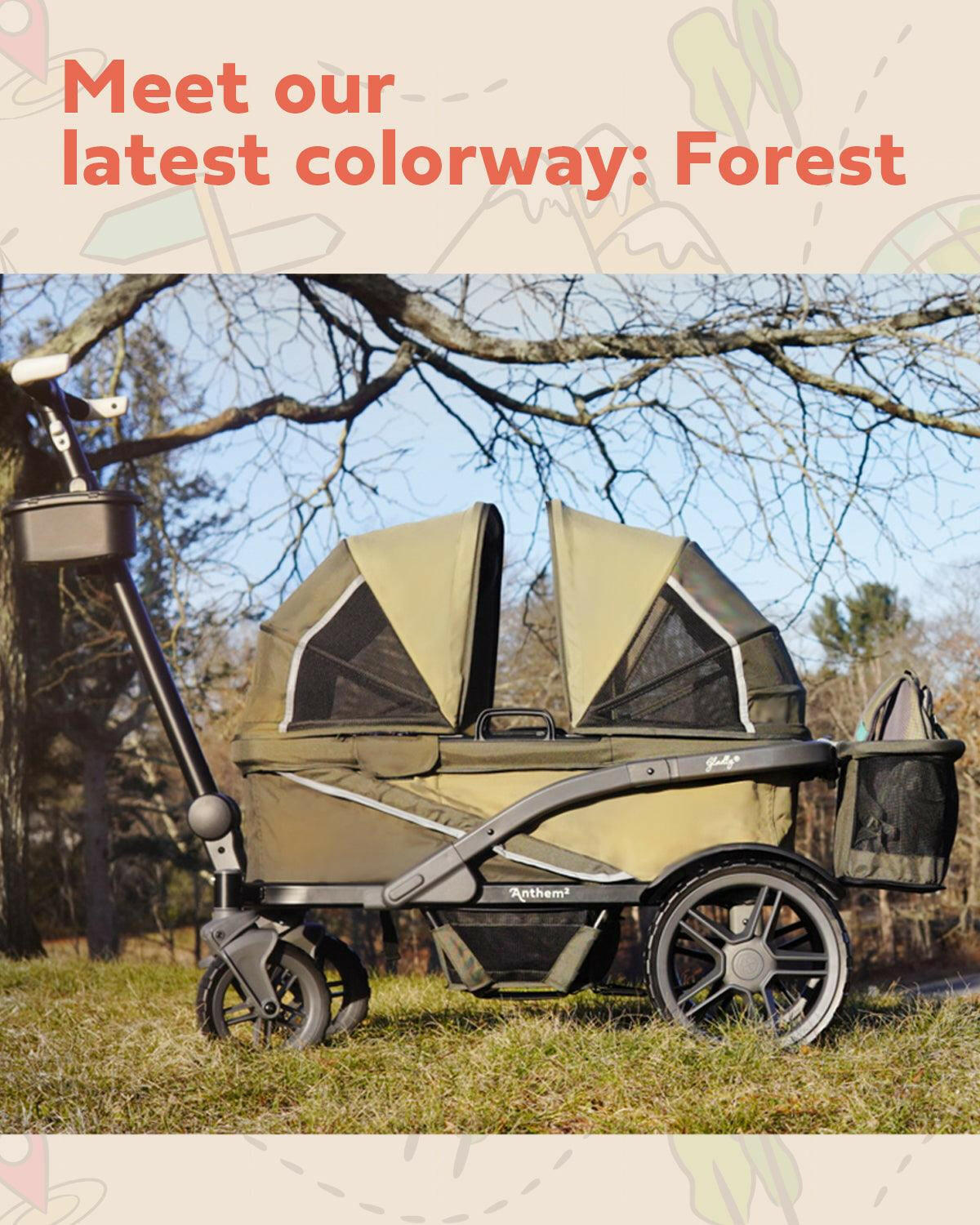 The Adventure Bundle: Anthem Deluxe All-Terrain Stroller Wagon